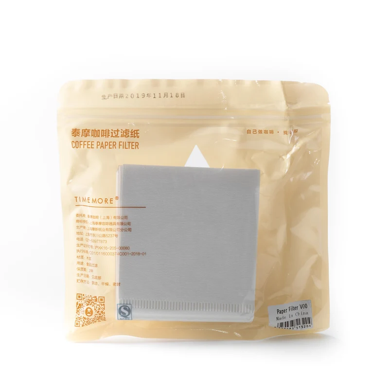 TIMEMORE | PAPER FILTER 00 FOR DRIPPER 00 (SQUARE SHAPE)