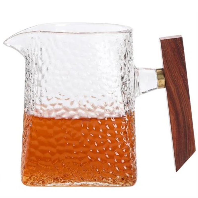 Topwell Glass Server – 390 ml (Wooden Handle)