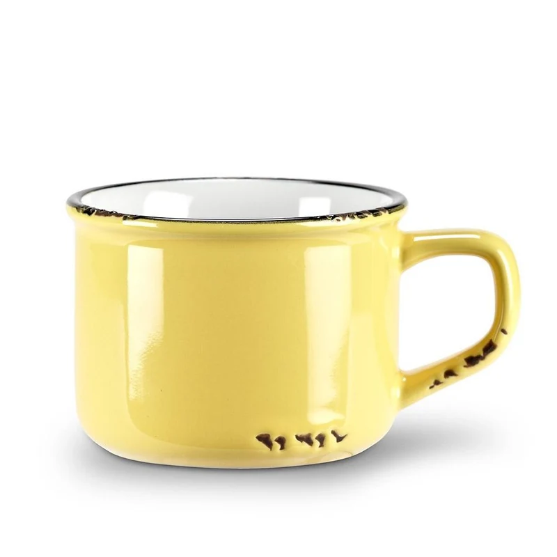 Tasse à cappuccino émaillée