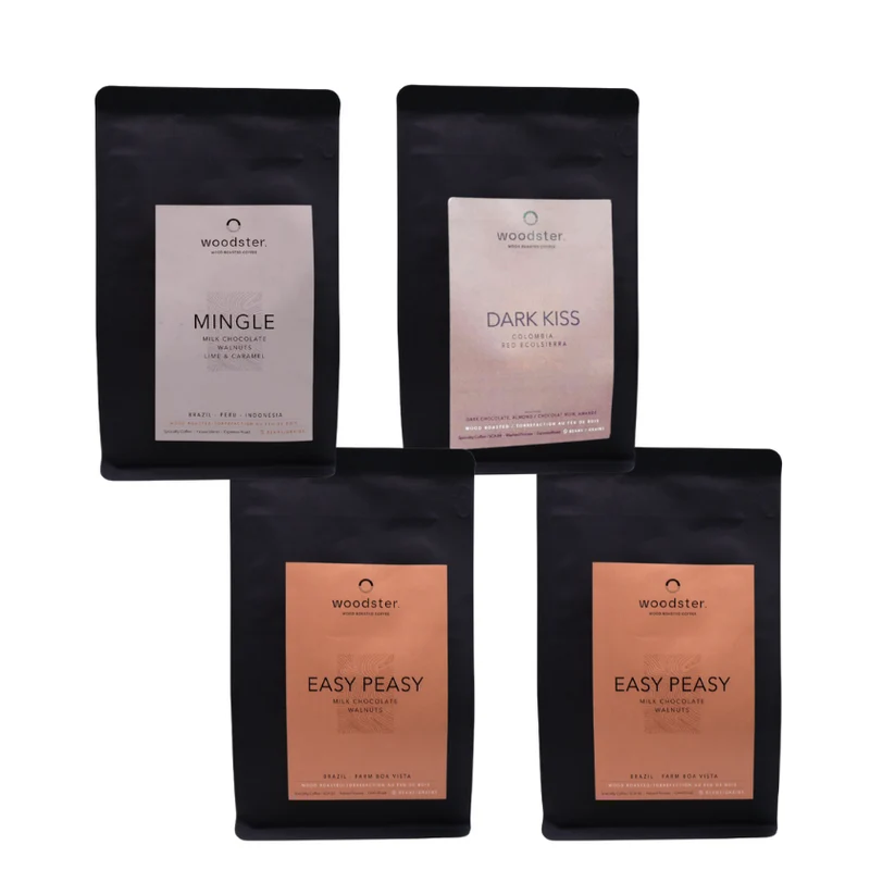 Whole bean, Woodster discovery pack, 1Kg