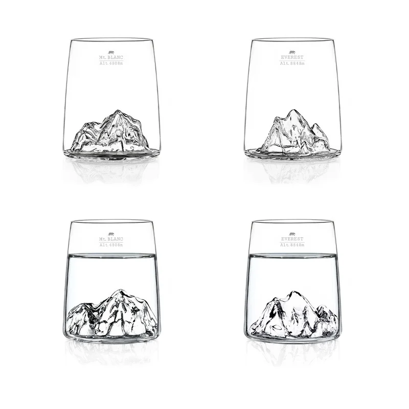 Coffret de 2 shooters Everest/Mont Blanc TOPOGRAPHIC - Alaskan Maker