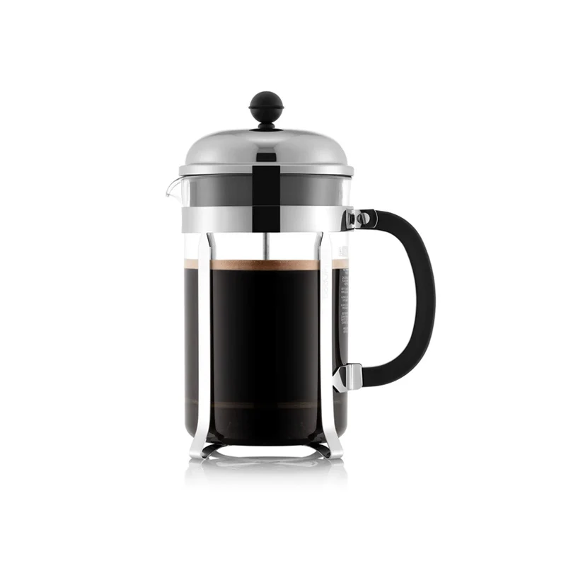 Cafetière à Piston Inox Chambord - 12 Tasses - 1.5 L | Bodum
