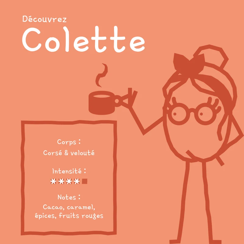 Café Moulu Blend "Colette" - Café Bonnac | Arabica/Robusta
