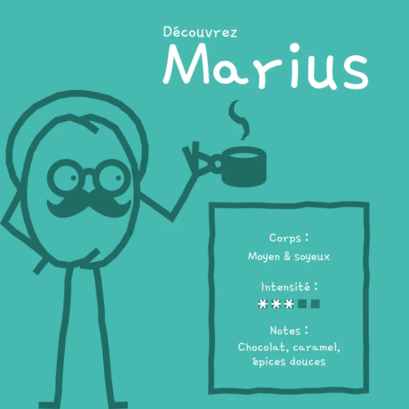 Café en Grain Blend "Marius" - Café Bonnac | 100% Arabica