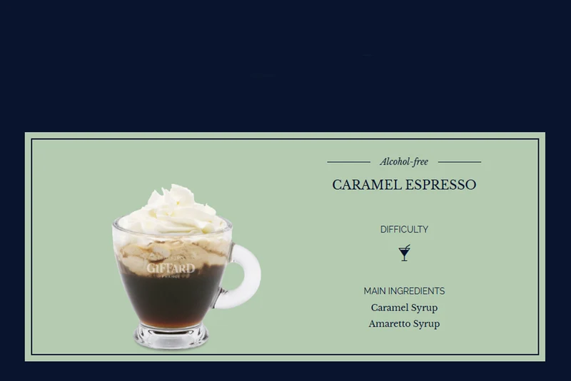 GIFFARD - SALTED CARAMEL SYRUP 100CL