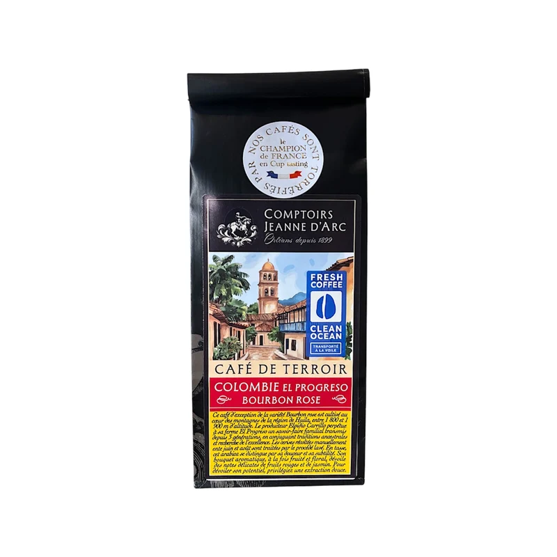 Whole bean, Café Colombie El Progreso, Cafés Jeanne d'Arc