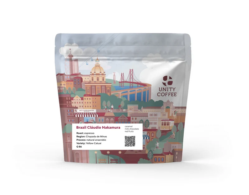 Whole bean, Espresso, Brazil, Claudio Nakamura, Unity Coffee