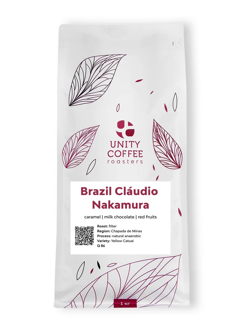 Whole bean, Filter, Brazil, Claudio Nakamura, Unity Coffee