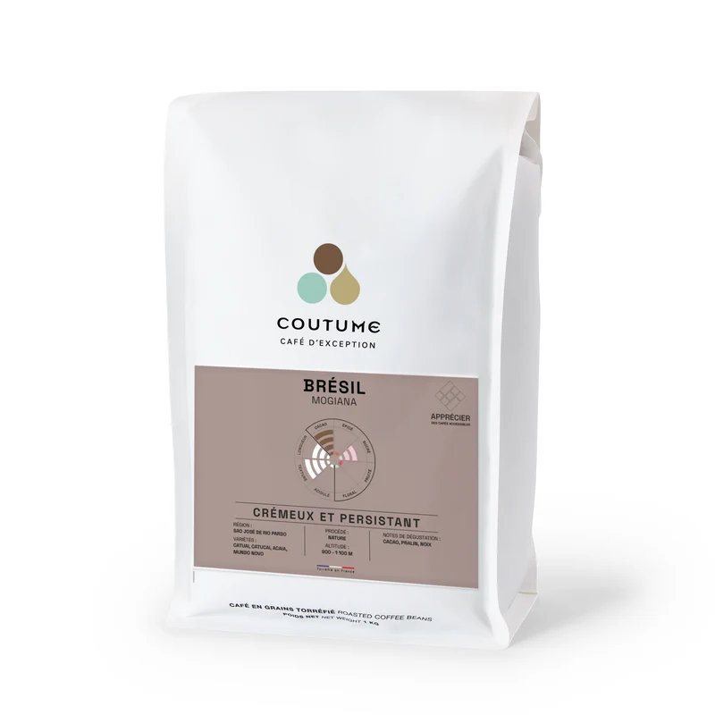 Whole bean, Mogiana, Brazil, Coutume Café