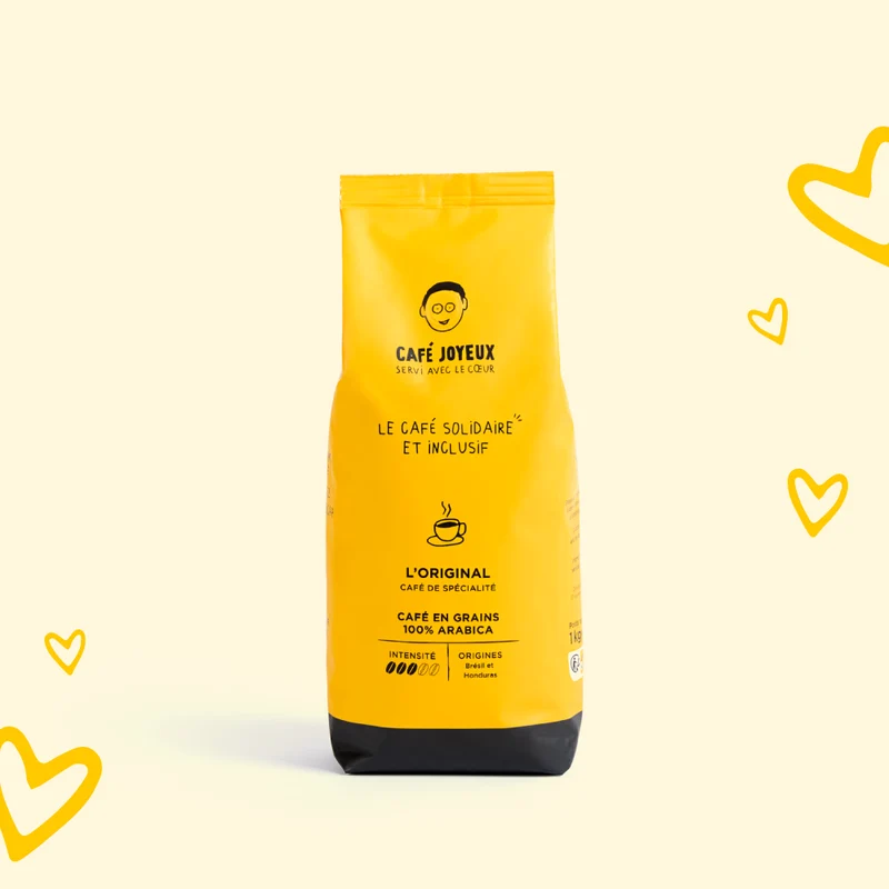 Café Joyeux - Café en Grain L'Original | 100% Arabica