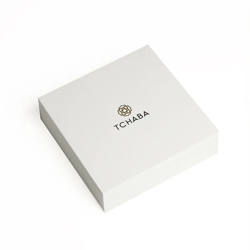 TCHABA Luxury Tea Box White with Selected of 72 Sachets of 9 Mixed Blends