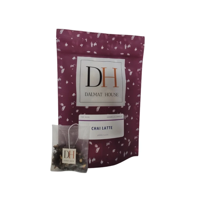 Tea, black tea, Chai Latte, Dalmat House (15 bags)