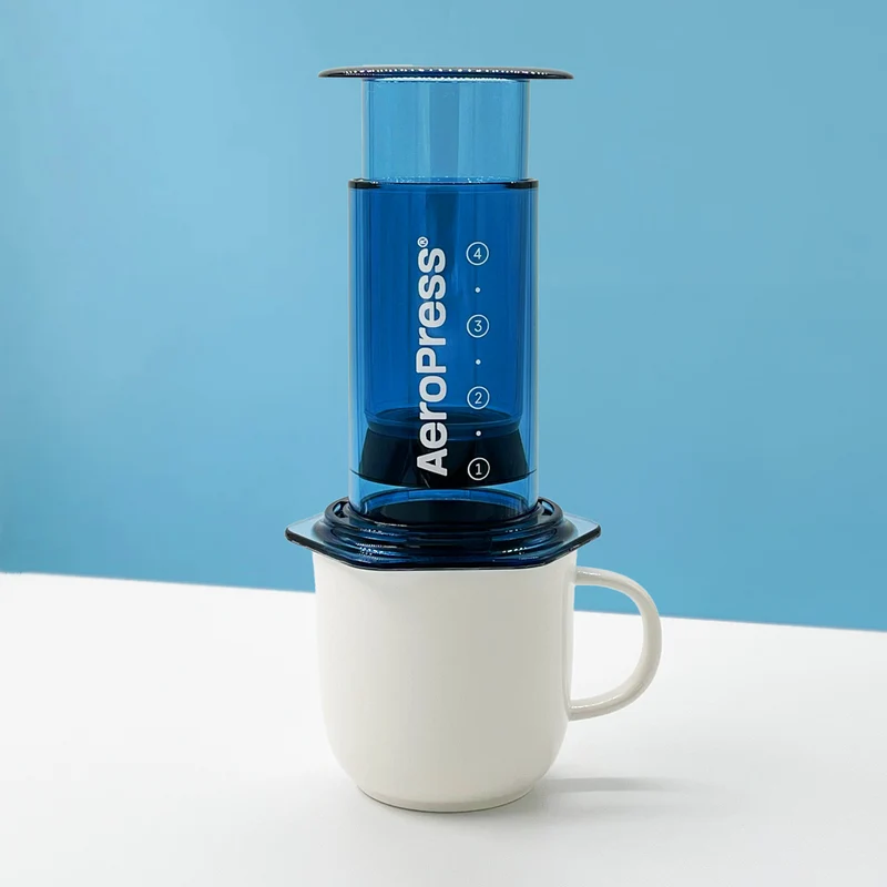 Aeropress Clear Bleu