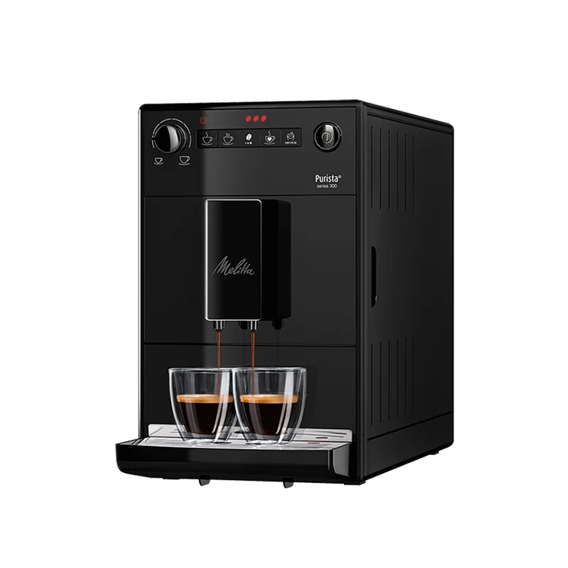 Melitta Purista Automatic Coffee Machine with Whisper-Quiet Cone Grinder