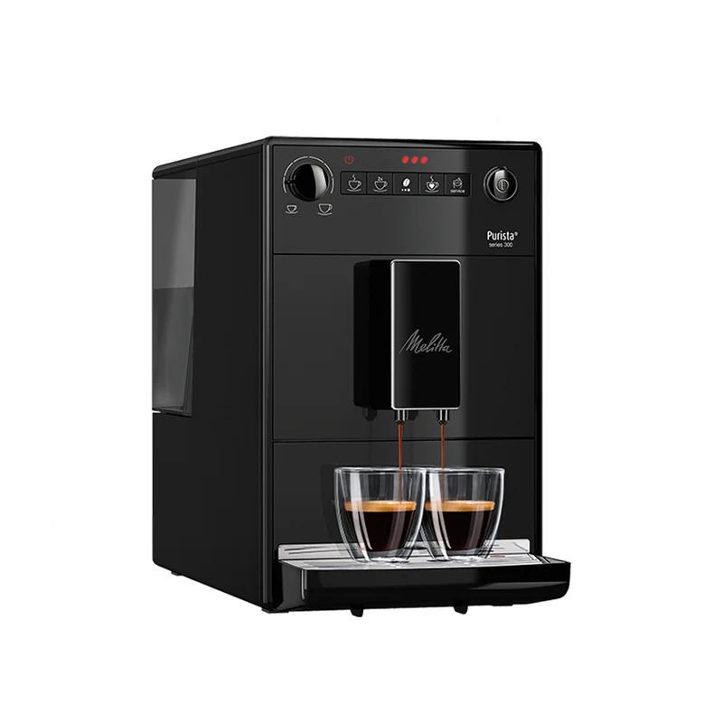 Melitta Purista Automatic Coffee Machine with Whisper-Quiet Cone Grinder