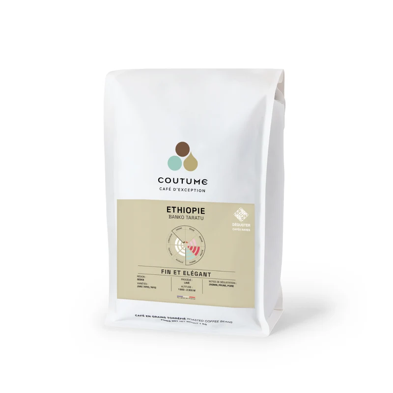 Whole bean, Banko Taratu, Ethiopia, Coutume Café