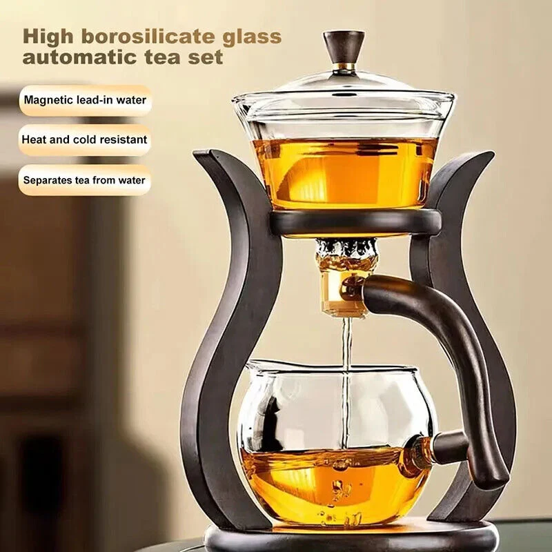 GLASS POT WITH SHELF - Tea Maker