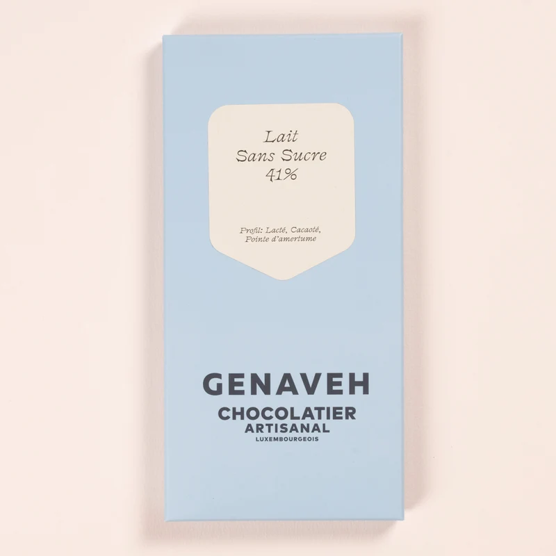 Tablet, Sugar-Free Chocolate - 41% Milk, Genaveh
