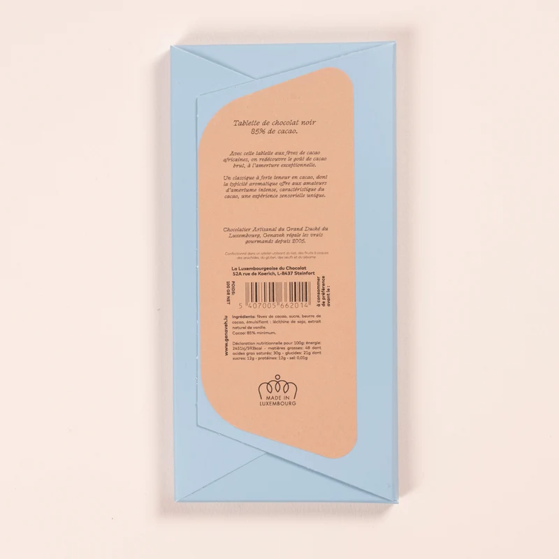 Tablet, 85% Abinao Dark chocolate bar, Genaveh