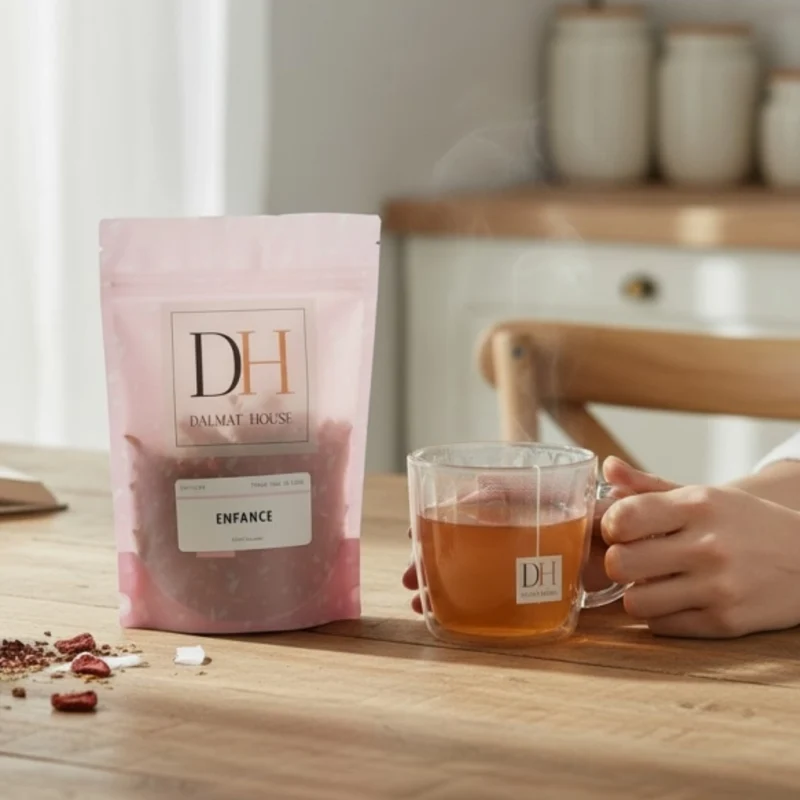 Infusion, Childhood Strawberry & Coconut, Dalmat House (12 bags)