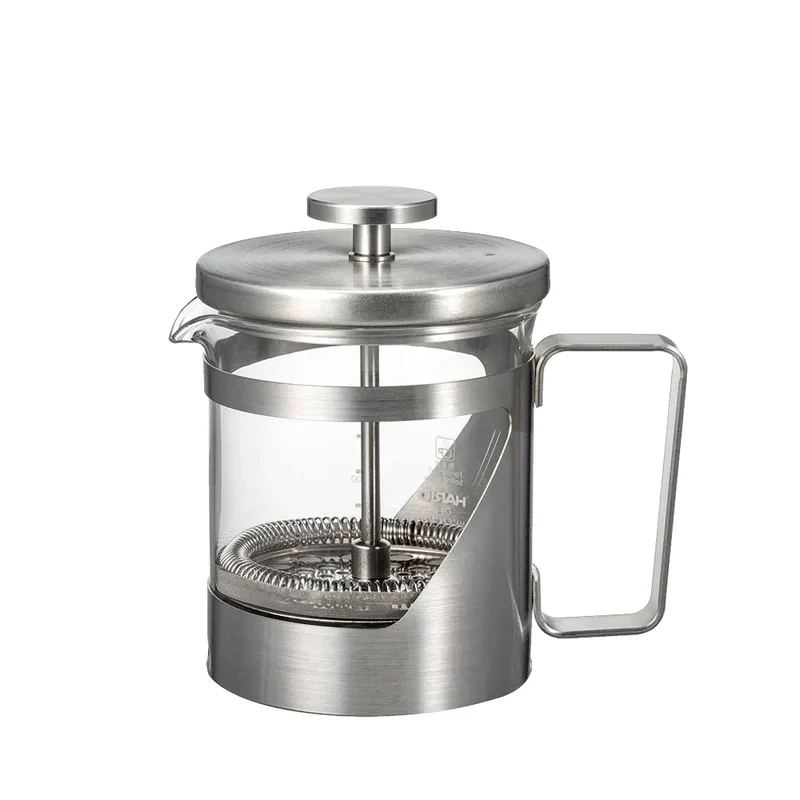 Cafetière Piston Harior 7 Alu Brossé - 2 Tasses | Hario
