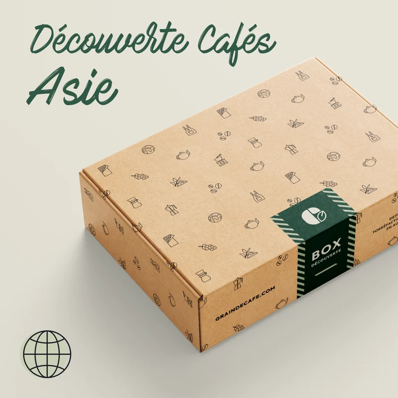 Coffret Découverte Cafés d'Asie - 3x250 Gr | 100% Arabica