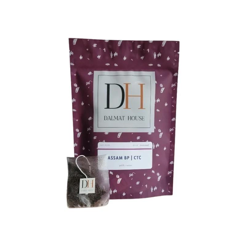Tea, black tea, India Assam BP CTC, Dalmat House (15 bags)
