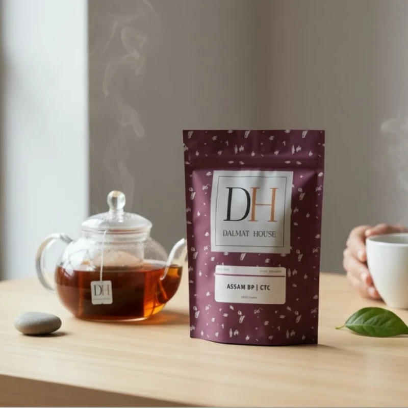 Tea, black tea, India Assam BP CTC, Dalmat House (15 bags)
