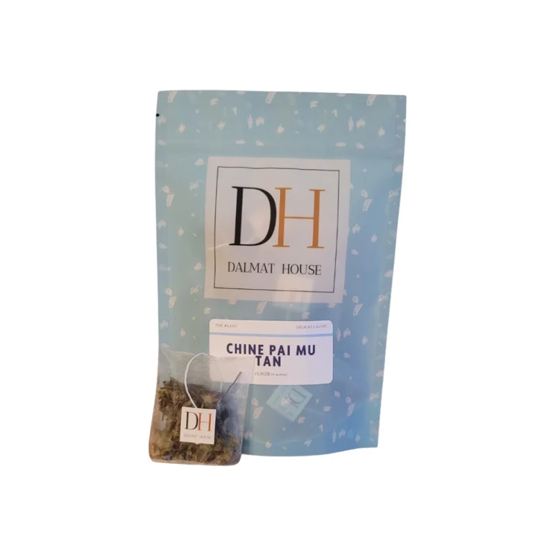 Tea, white tea, China Pai Mu Tan, Dalmat House (12 bags)