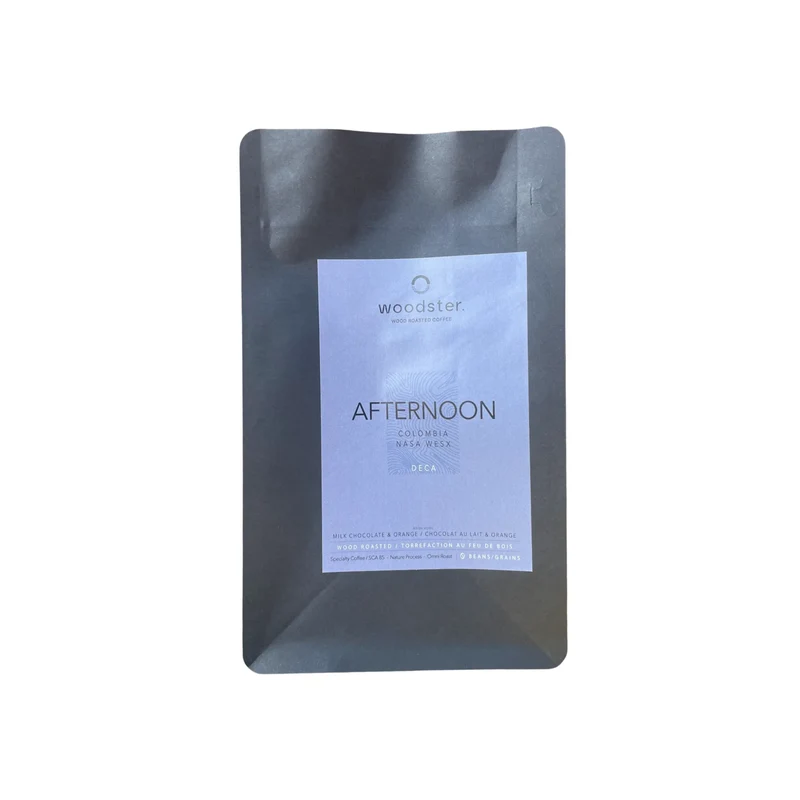 Ground coffee, Afternoon Decaf, Colombia, Woodster