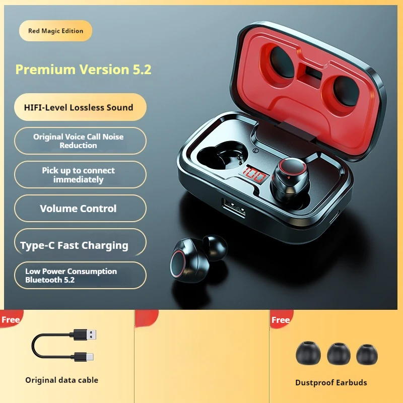 Écouteurs Bluetooth Sans Fil – Son Premium, Faible Latence & 8h d’Autonomie