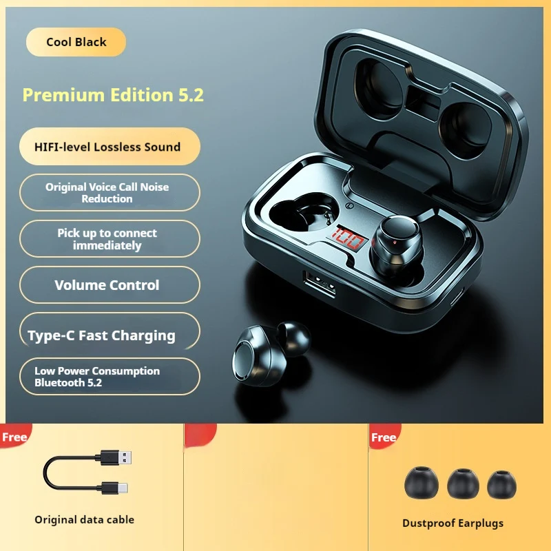 Écouteurs Bluetooth Sans Fil – Son Premium, Faible Latence & 8h d’Autonomie
