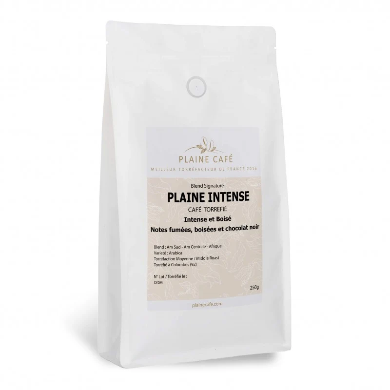 Whole bean, Plaine Intense Coffee Blend, Plaine Café