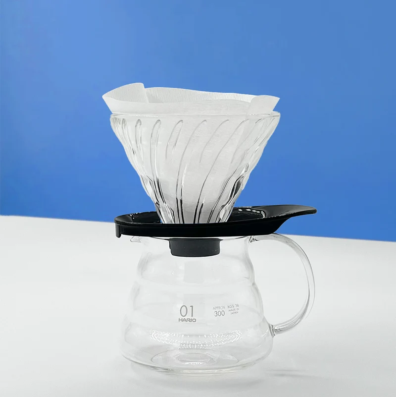 HARIO V60 Dripper Verre (1 à 4 tasses)