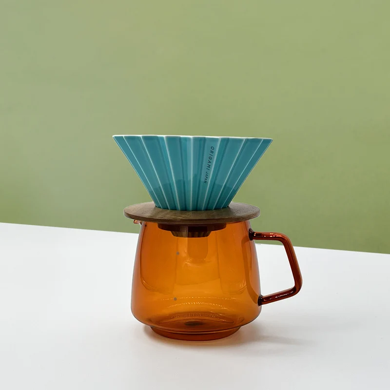 Dripper Origami Bleu Turquoise - M