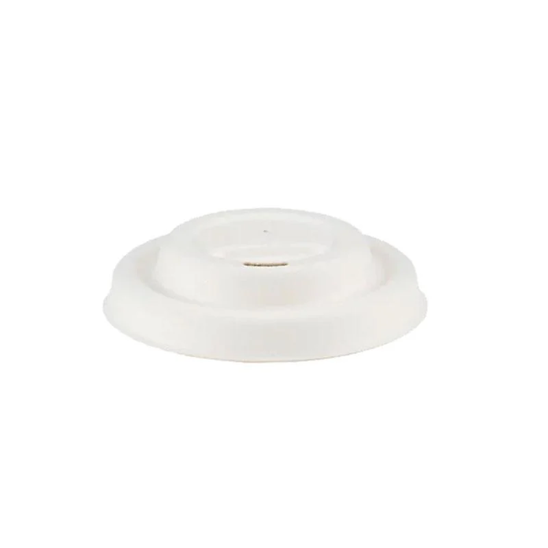 Couvercles pour Gobelets 10 cl en pulpe de canne à sucre x500