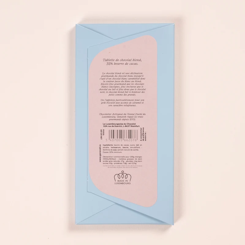 Tablet, 32% White Dulcey chocolate, Genaveh