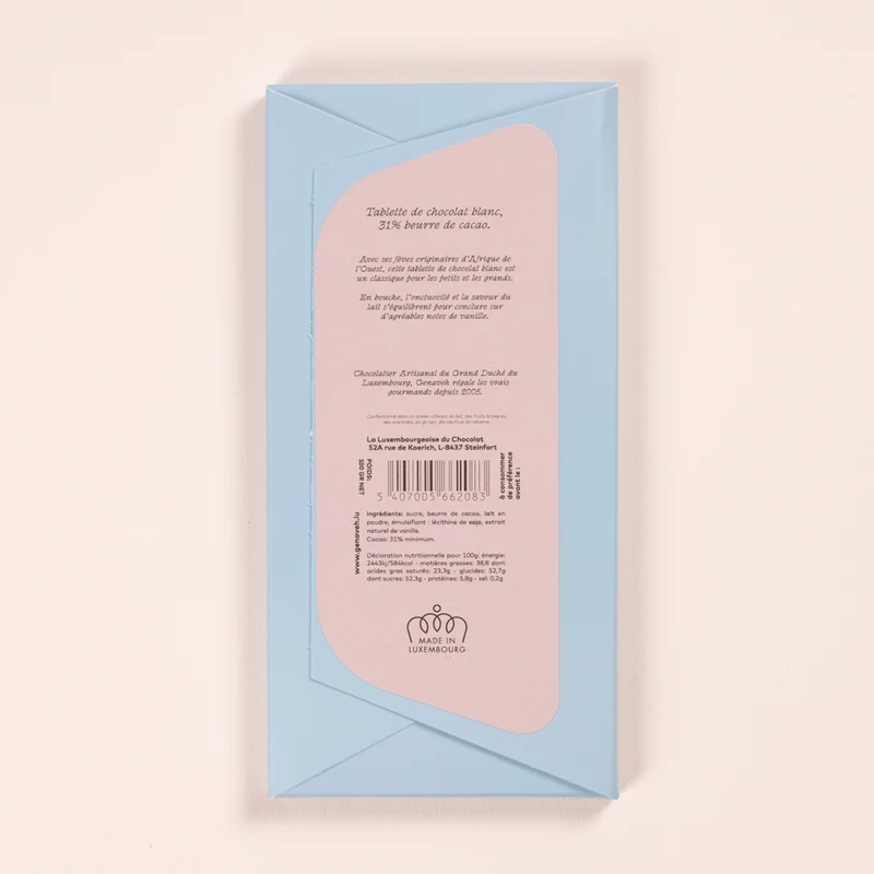Tablet, 31% White chocolate, Genaveh