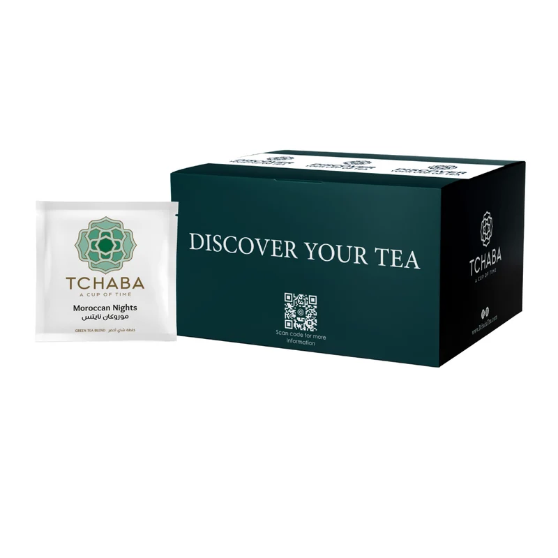 Tchaba Moroccan Nights - Loose Tea (100g) / Tea Box (100 Bio Sachets)