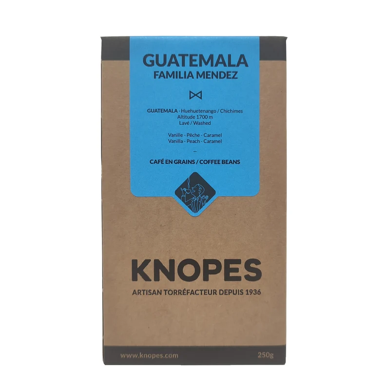 Whole bean, Guatemala Familia Mendez, Knopes