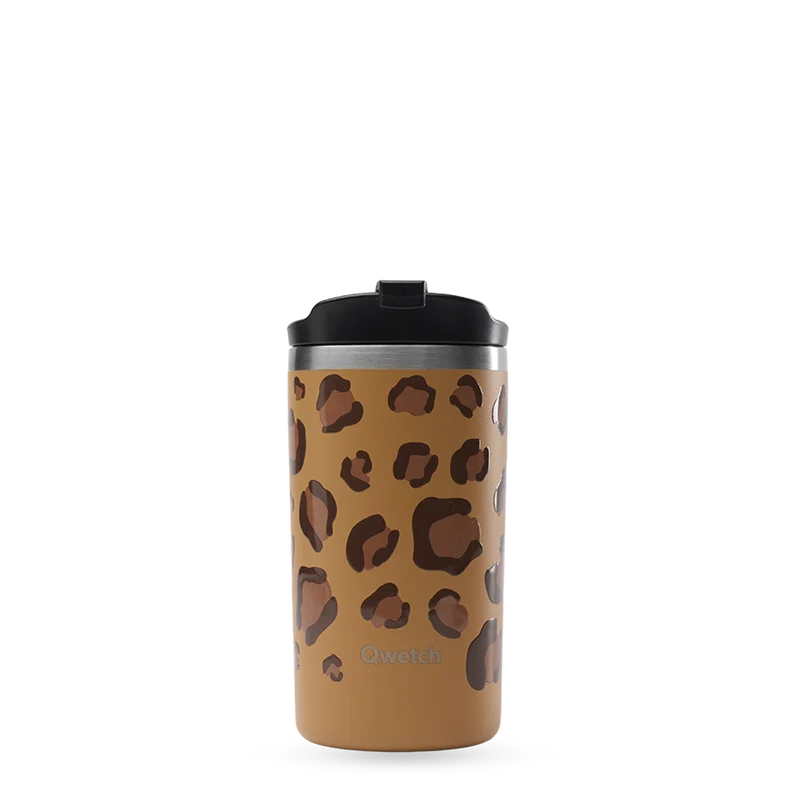 Travel mug isotherme inox - wild - camel - 350ml - Qwetch