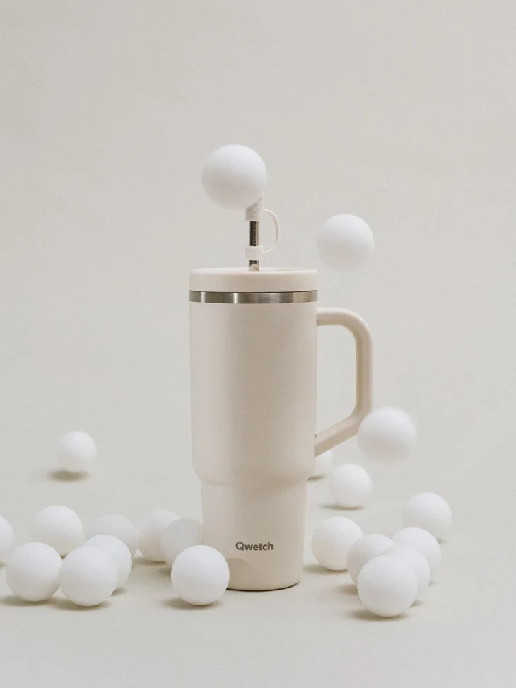 Travel cup isotherme 900ml inox sable - Qwetch