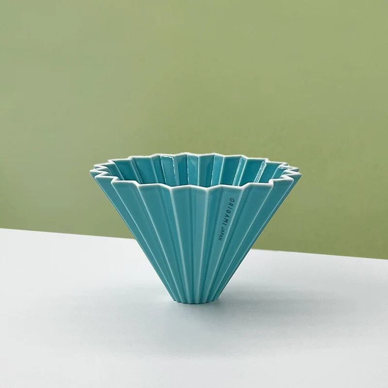 Dripper Origami Bleu Turquoise - M