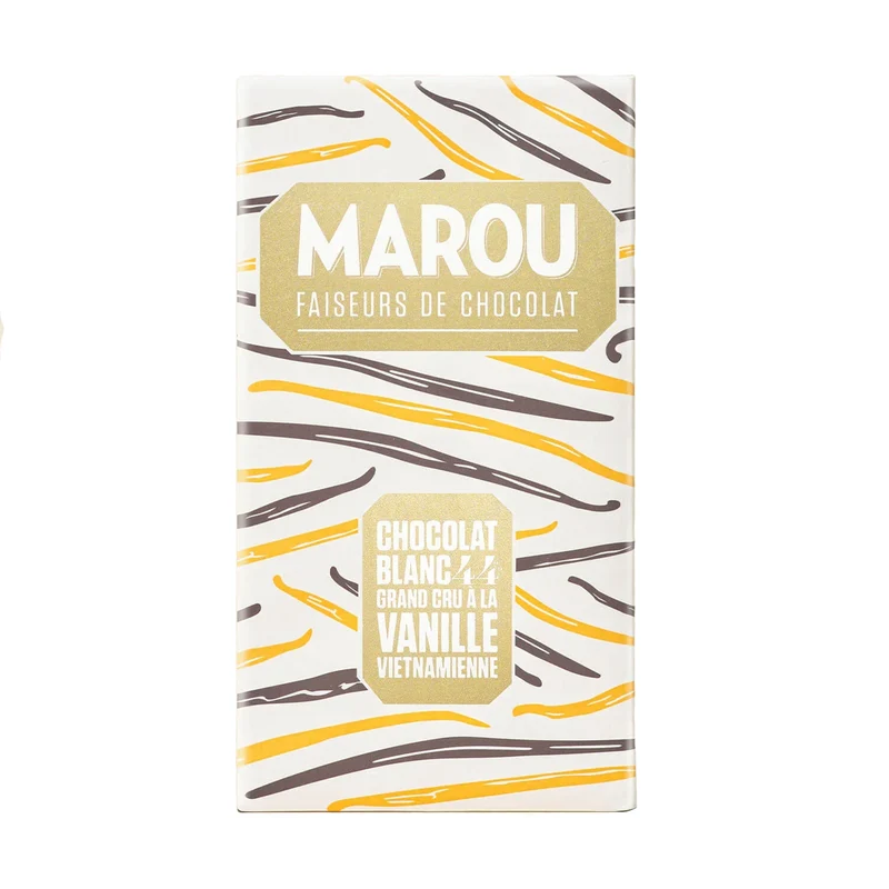 Chocolat Blanc Vanille Vietnamienne 44% cacao - 80 g | Marou