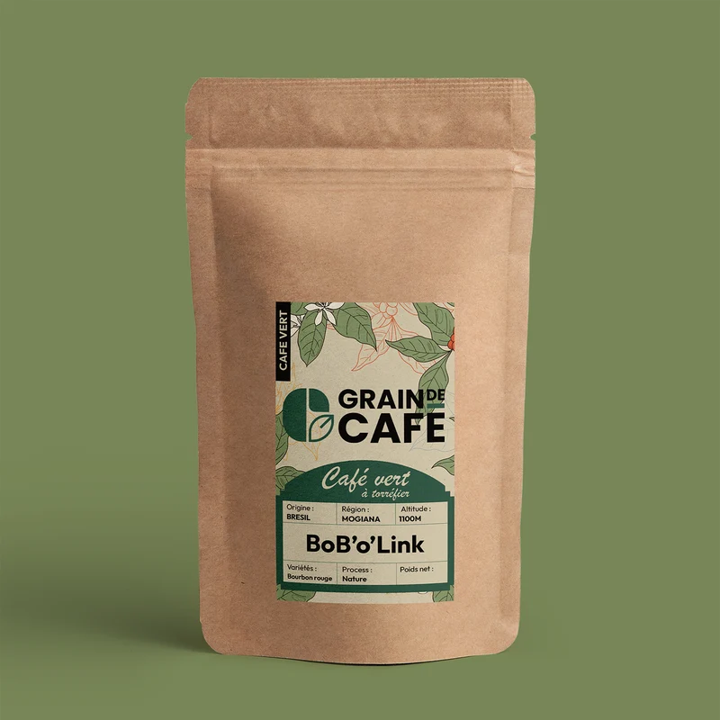 Café Vert Brésil Bourbon Jaune - 1 Kg | 100% Arabica