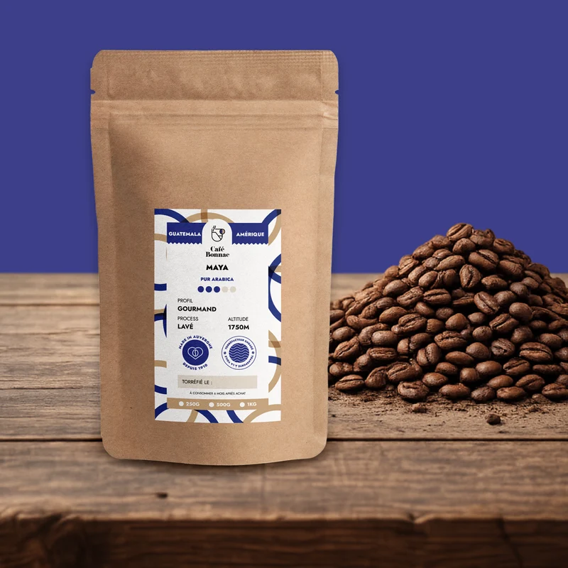 Café en Grain Guatemala Maya by Sail - Café Bonnac | 100% Arabica