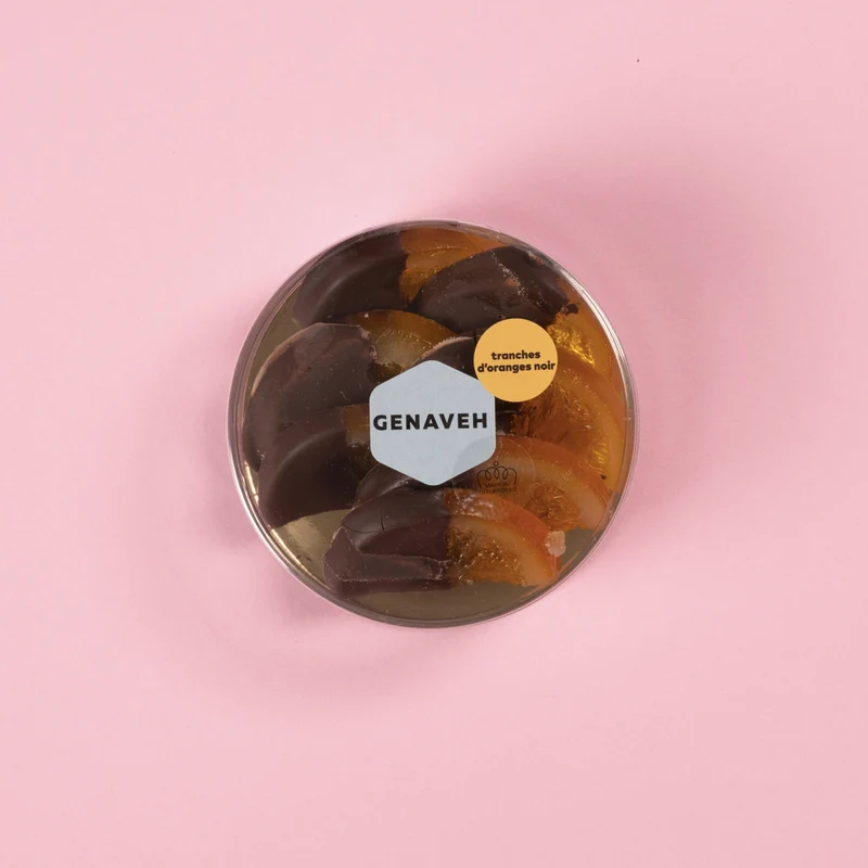 Covered fruits, Candied orange slices, Genaveh