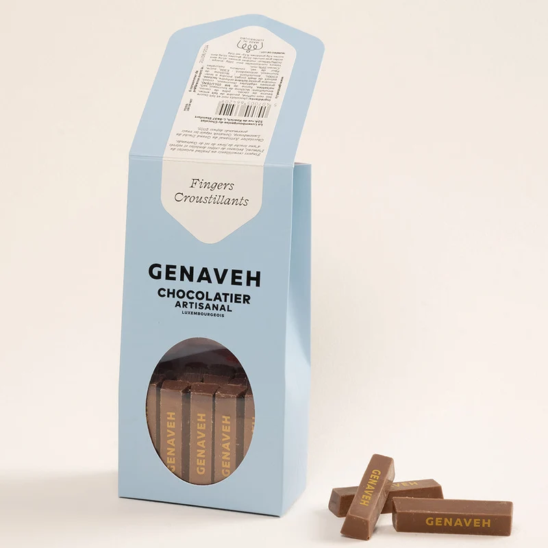 Crunchy Salty Praliné Fingers, Genaveh