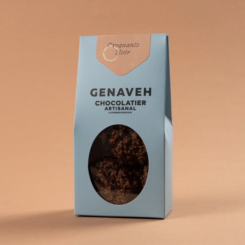 Croquants, dark or milk chocolate, Genaveh