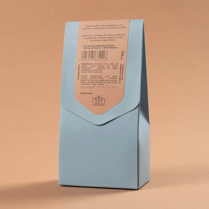 Croquants, dark or milk chocolate, Genaveh